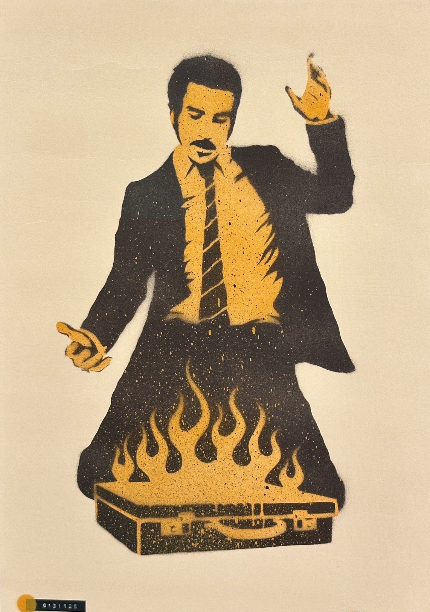 Burning Briefcase